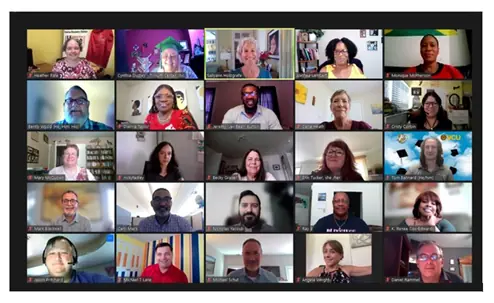 Recovery Services team in meeting