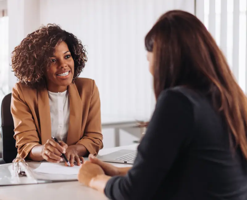 Women consulting